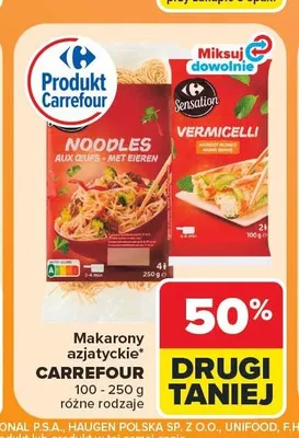 Makaron Vermicelli Carrefour promocja w Carrefour