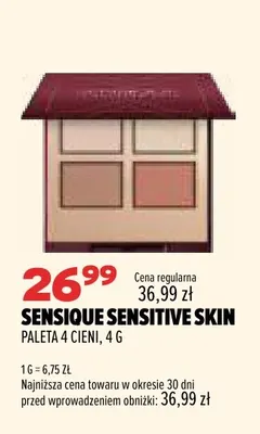 Paleta 4 cieni Sensique Sensitive Skin promocja w Drogerie Natura