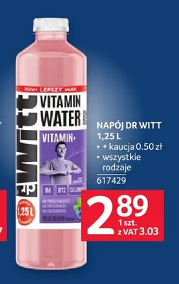 Napój Dr Witt promocja w Selgros