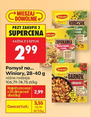 Pomysł na... różne rodzaje promocja w Biedronka