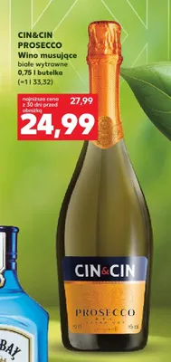 Wino musujące białe wytrawne promocja w Kaufland