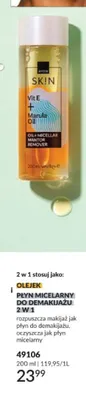 Olejek płyn micelarny do demakijażu 2 w 1 Avon Skin promocja w AVON