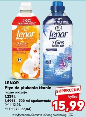 Płyn do płukania tkanin różne rodzaje promocja w Kaufland