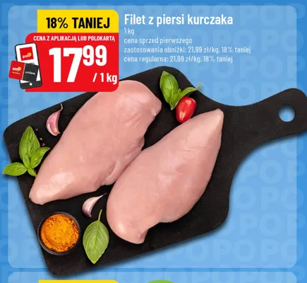 Filet z piersi kurczaka promocja w POLOmarket