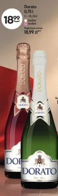 Wino musujące Dorato różowe słodkie promocja w Żabka