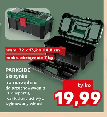 Skrzynka na narzędzia Parkside promocja w Kaufland