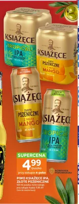 Piwo Książęce Tropical IPA promocja w Stokrotka