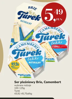 Ser pleśniowy Camembert lekki naturalny Turek promocja w Market Point