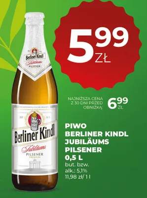 Piwo Berliner Kindl Jubiläums Pilsener promocja w Duży Ben