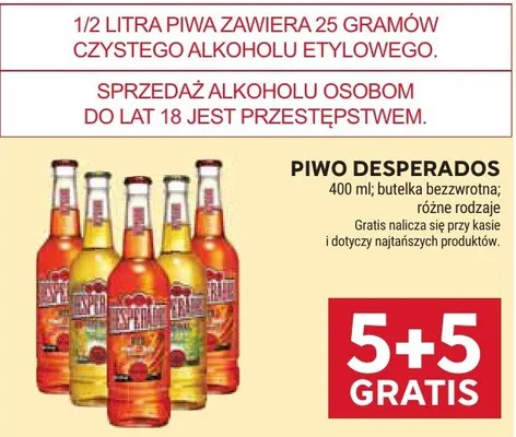 Piwo Desperados promocja w Stokrotka