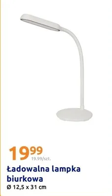 Ładowalna lampka biurkowa Ø 12,5 x 31 cm promocja w Action