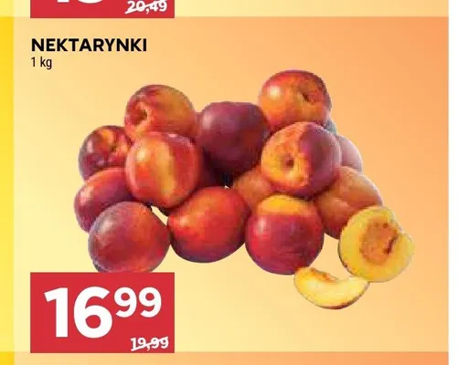 Nektarynki promocja w Stokrotka