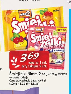 Śmiejżelki Nimm 2 promocja w CEZAR Delikatesy