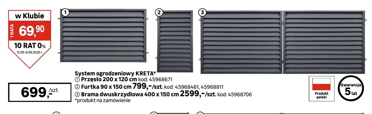 Przęsło Kreta Polbram promocja w Leroy Merlin