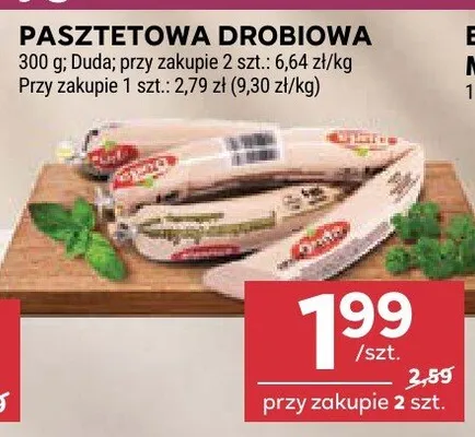 Pasztetowa drobiowa Duda promocja w Stokrotka