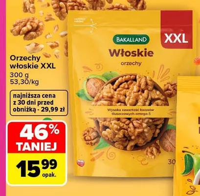 Orzechy włoskie XXL Bakalland promocja w Carrefour