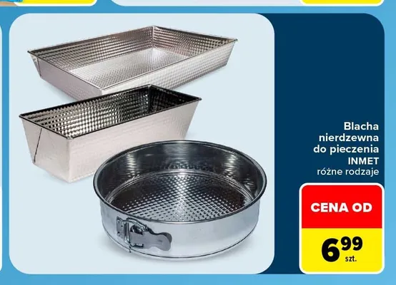 Blacha nierdzewna do pieczenia Inmet promocja w Carrefour