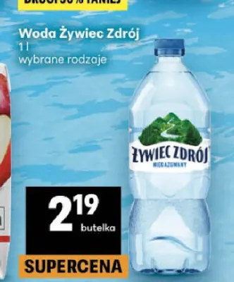 Woda Żywiec Zdrój promocja w Delikatesy Centrum
