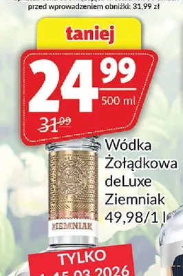 Wódka Żołądkowa deLuxe Ziemniak promocja w Prim Market
