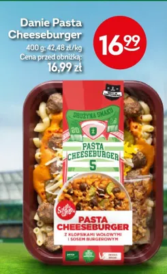 Danie Pasta Cheeseburger Szam amm promocja w Żabka