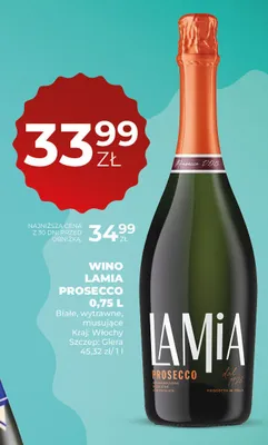 Wino Lamia Prosecco promocja w Duży Ben