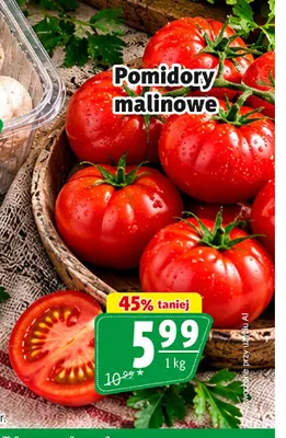 Pomidory malinowe promocja w Prim Market