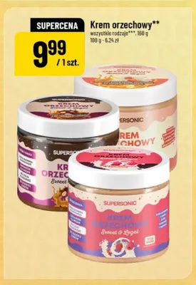 Krem orzechowy Supersonic ze słonym karmelem promocja w POLOmarket