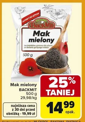 Mak mielony promocja w Carrefour Market