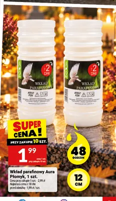 Wkład parafinowy Aura Płomyk promocja w Twój Market