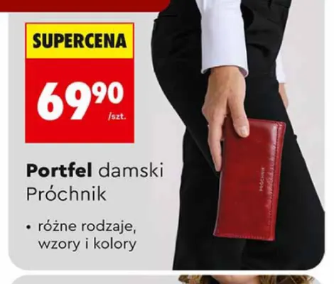 Portfel damski Próchnik promocja w Biedronka