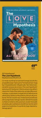 Książka The Love Hypothesis Ali Hazelwood promocja w Empik