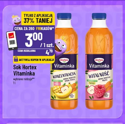 Sok Hortex Vitaminka Koncentracja promocja w POLOmarket
