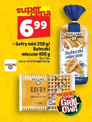 Gofry mini / Bułeczki mleczne Dan Cake promocja w TOPAZ