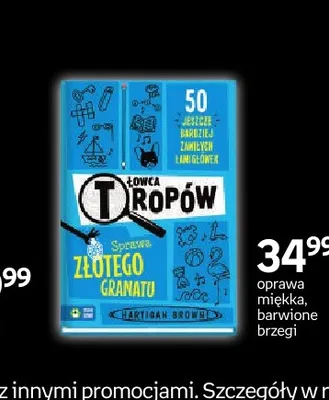 Książka Łowca tropów Sprawa złotego granatu Zielona Sowa promocja w Empik