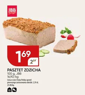 Pasztet zdzicha promocja w Chata Polska