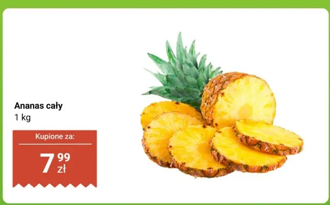 Ananas cały promocja w Biedronka