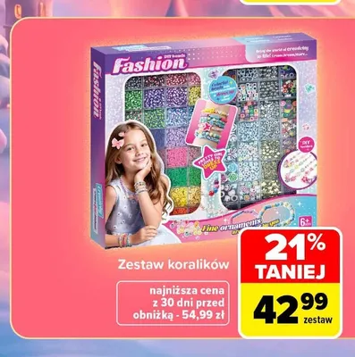 Zestaw koralików promocja w Carrefour