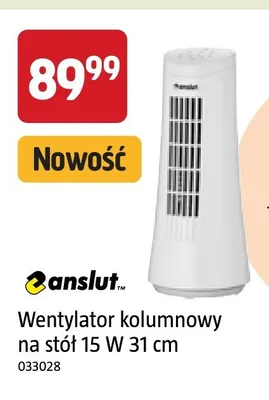 Wentylator kolumnowy na stół Anslut promocja w Jula