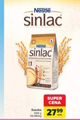 Kaszka bezglutenowa Nestlé Sinlac promocja w Carrefour