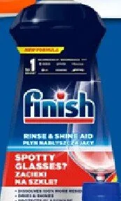 Płyn nabłyszczający do zmywarek Finish Rinse & Shine Aid promocja w Lidl