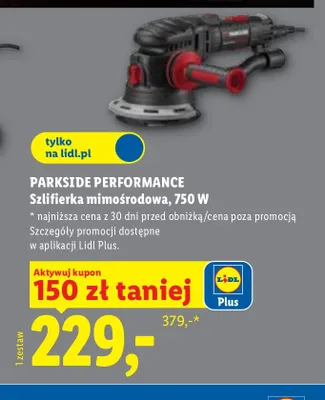 Szlifierka mimośrodowa Parkside Performance promocja w Lidl