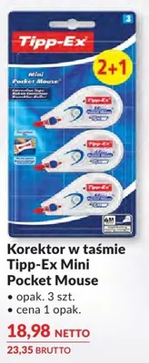Korektor w taśmie Tipp-Ex Mini Pocket Mouse promocja w Makro