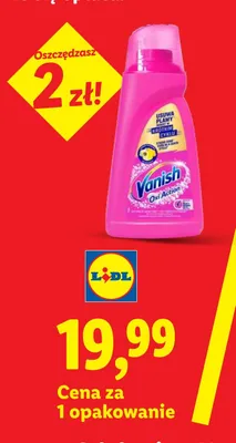 Odplamiacz Vanish Oxi Action promocja w Lidl