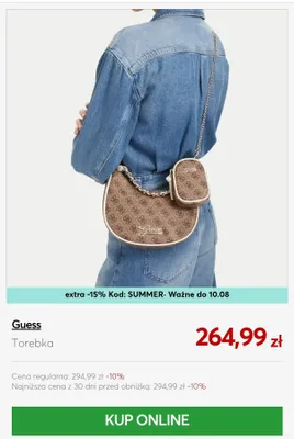 Torebka Guess promocja w eobuwie.pl