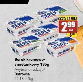 Serek kremowo-śmietankowy Ostrowia promocja w API Market