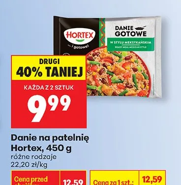 Danie na patelnię różne rodzaje promocja w Biedronka