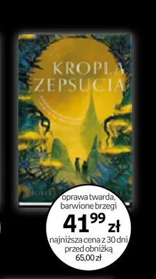 Książka Kropla zepsucia oprawa twarda barwione brzegi promocja w Empik