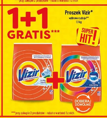 Proszek do prania Vizir Do Kolorów promocja w POLOmarket
