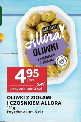 Oliwki z ziołami i czosnkiem Allora promocja w Stokrotka