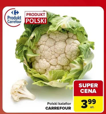 Polski kalafior Carrefour promocja w Carrefour Market